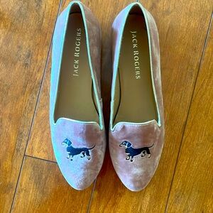 Jack Rogers Flats with dog